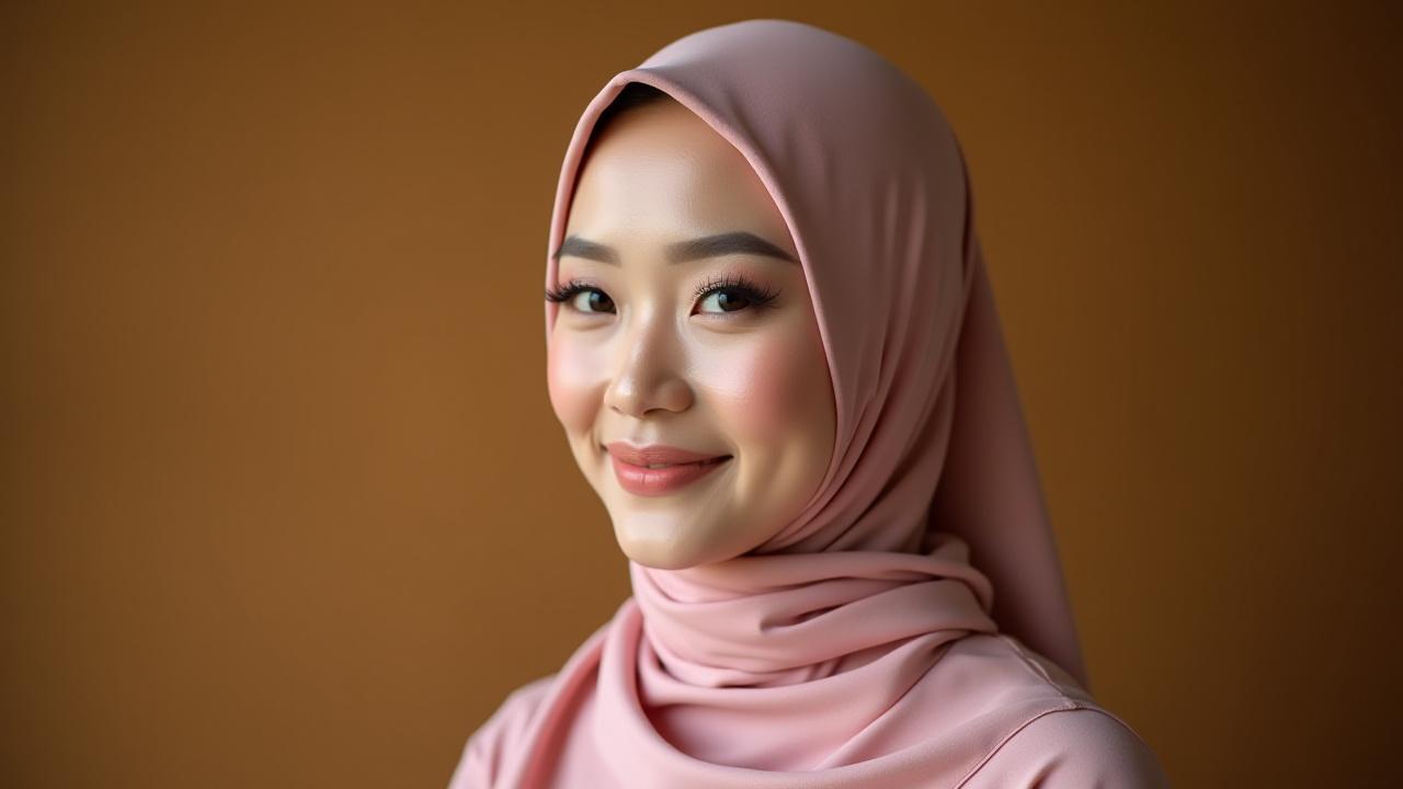 Dandanan hijab yang elegan untuk majlis pertunangan atau acara rasmi