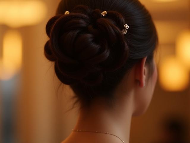 Dandanan rambut sanggul elegan untuk majlis rasmi