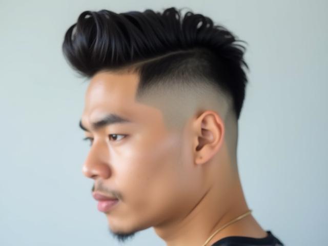Gaya rambut lelaki fade yang kemas dan moden